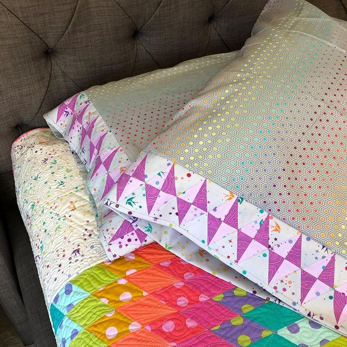 Journey to Nebula Bonus Pattern 1: Gemstones Pillowcases Fabric Kit