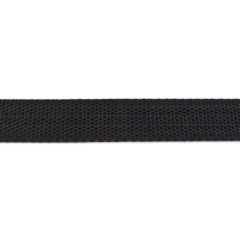 Bag Handles and Straps Webbing Black Polypropylene 25mm 1 inch Wide Polypro Strapping Per Metre 