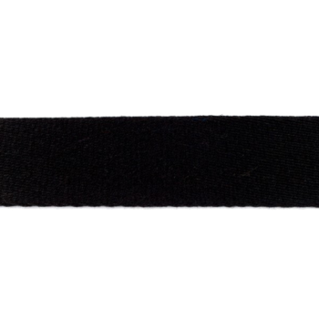 Bag Handles and Straps Webbing Black Cotton 40mm 1.57 inch Wide Cotton Strapping Per Metre 