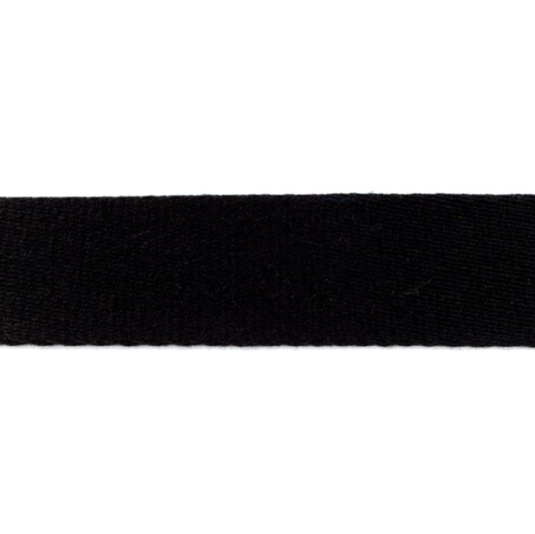 Bag Handles and Straps Webbing Black Cotton 40mm 1.57 inch Wide Cotton Stra