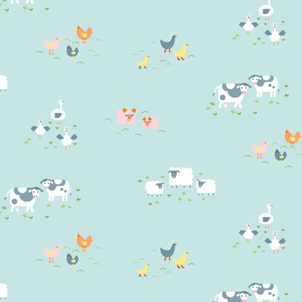 Hey Ewe Out To Pasture Barnyard Chicken Sheep Pig Farm Animals Dear Stella