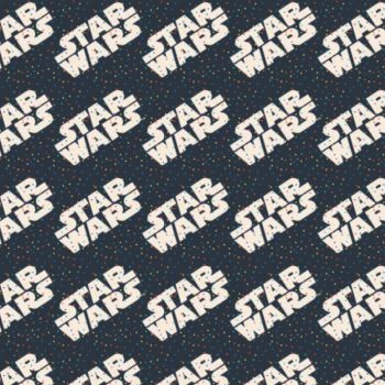 Star Wars Logo Toss Tiny Dots Logos Confetti Cotton Fabric per half metre