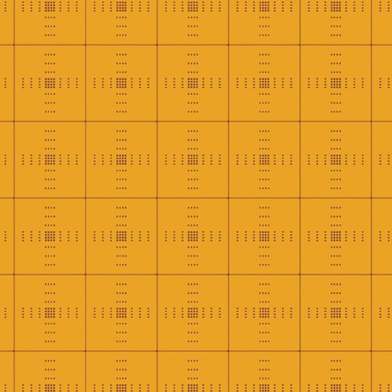 Entwine Woven Yarn-Dye Dobby Plaid Butterscotch WV-PLAID-O Giucy Giuce Cott