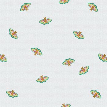 Art Theory Rainbow 100 Moth Day Alison Glass A9700-L Cotton Fabric
