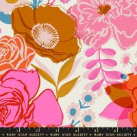 Rise Bloom Shell Rayon Melody Miller Ruby Star Society Viscose Challis Fabric