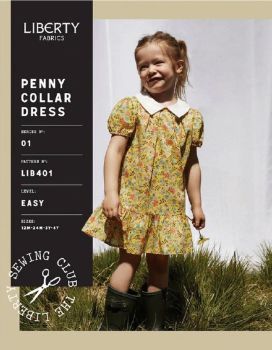 Liberty Sewing Pattern Penny Collar Girls' Dress (Beginner)