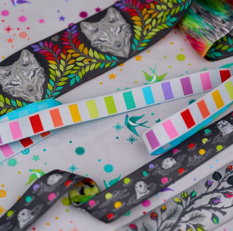 <!-- 008 -->Tula Pink Ribbons & Webbing