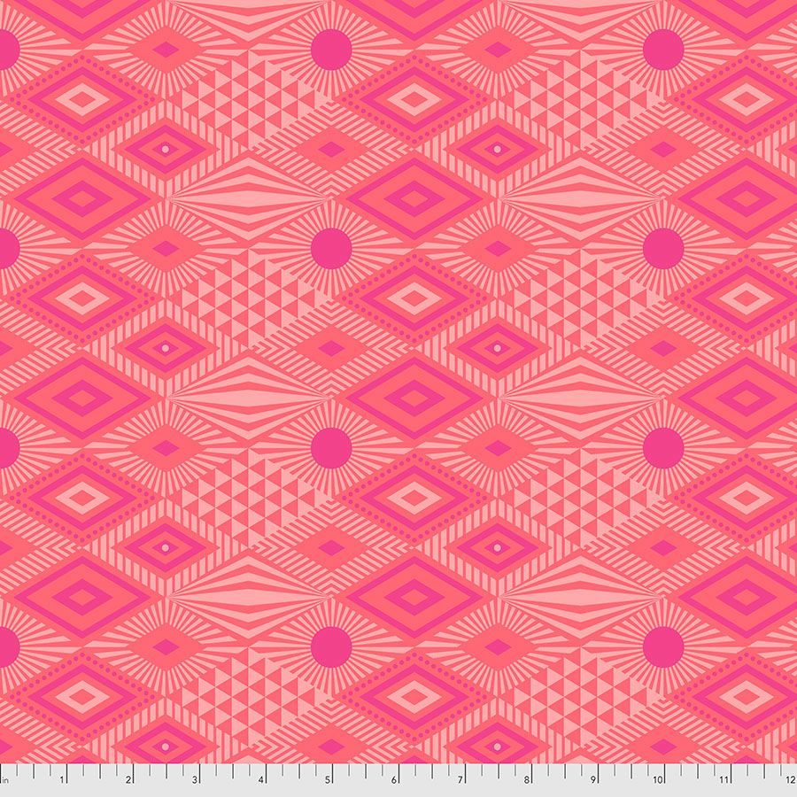 PRE-ORDER Tula Pink Daydreamer Lucy Dragonfruit Cotton Fabric