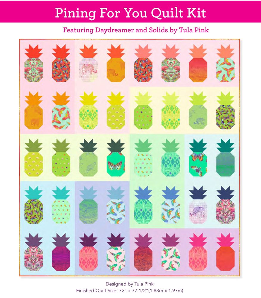 PRE-ORDER Tula Pink Daydreamer Pining For You Quilt Kit by FreeSpirit Fabri