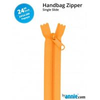 By Annie 24" Handbag Zipper Single Slide Papaya Zip