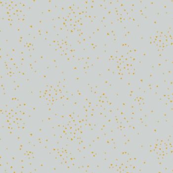 Rainbow Shimmer Moon Star Confetti Twinkle Metallic Gold Blender Cotton Fabric
