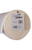 By Annie Soft & Stable White 2.5 to 5 Yards Roll Cut (58" wide)
