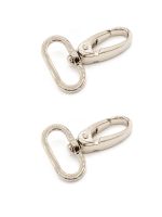 By Annie 1 inch Swivel Snap Hook Nickel - 2 Pack