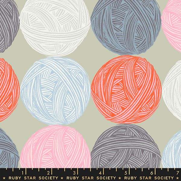 Ruby Star Society Purl Wound Up in Wool Yarn Balls Wool Crochet Knitters Kn
