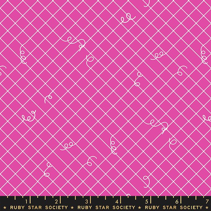 Adorn Broken Ties Blend Berry Ruby Star Society Rashida Coleman-Hale Cotton Fabric RS1024 18