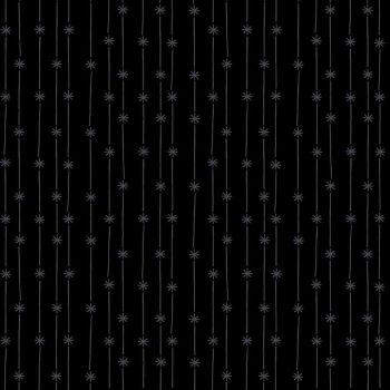 Figo Celestial Shooting Stars Black Cotton Fabric 90222-99