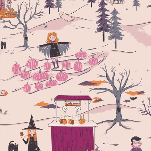 Spooky 'n Sweeter Peppermint's Tale Dusk Hallowe'en Art Gallery Fabrics Cot