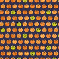 Bring Your Own Boos Carve Away Urban Legend White Pigment Pumpkin Jack O'Lantern Halloween Spooky Cotton Fabric