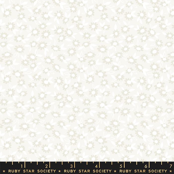 Stay Gold Morning Shell Daisy Flower Ruby Star Society Melody Miller Cotton