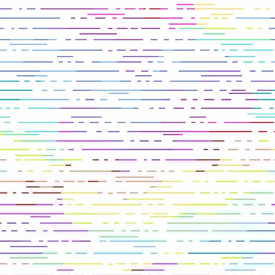 Beguiled Birch White Libs Elliott Geometric Stripes Lines Rainbow Ombre Cot