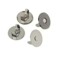 Sallie Tomato 3/4" Magnetic Snaps Hardware Gunmetal for Bag and Purse Making - Set of 2