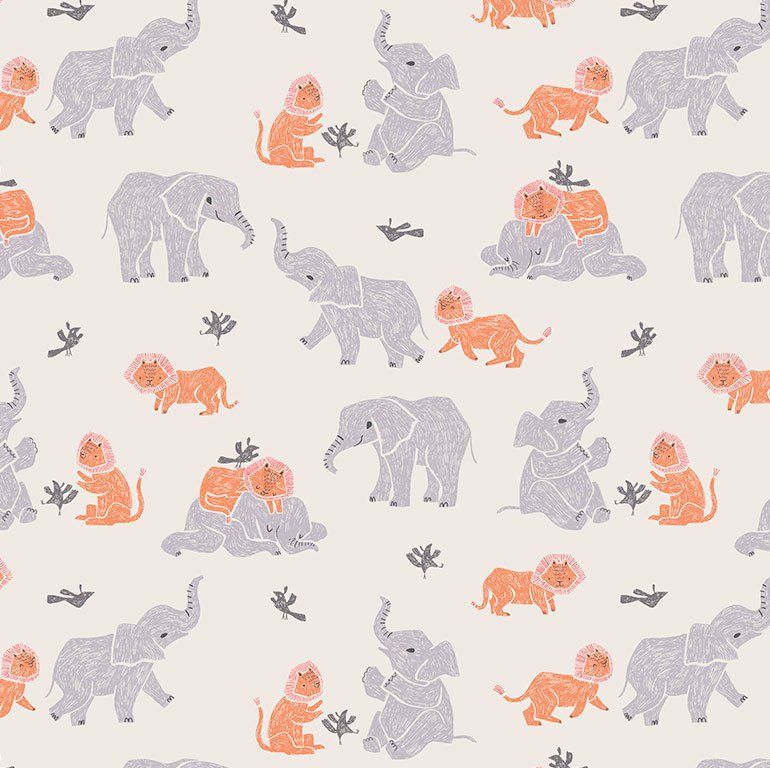 New Here by Rae Ritchie Three's Company Birds Lions Elephants Friends Dear 