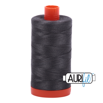 Aurifil 50wt Cotton Thread Large Spool 1300m 2630 Pewter