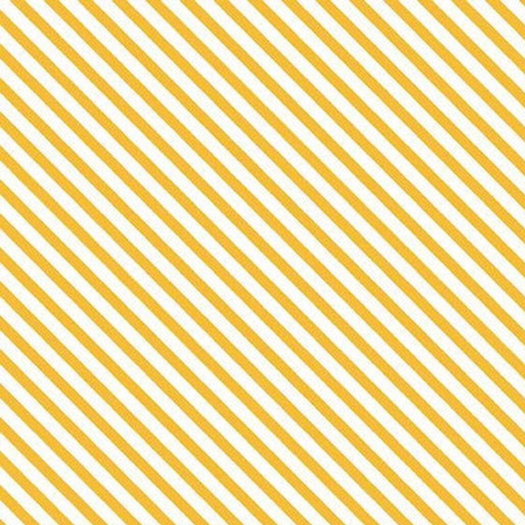 Idyllic Diagonal Bias Stripes Mustard Pinstripe Quilt Binding Geometric Blender Cotton Fabric