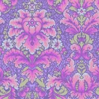 PRE-ORDER Tula Pink Parisville Deja Vu Damask Dot Violet Cotton Fabric