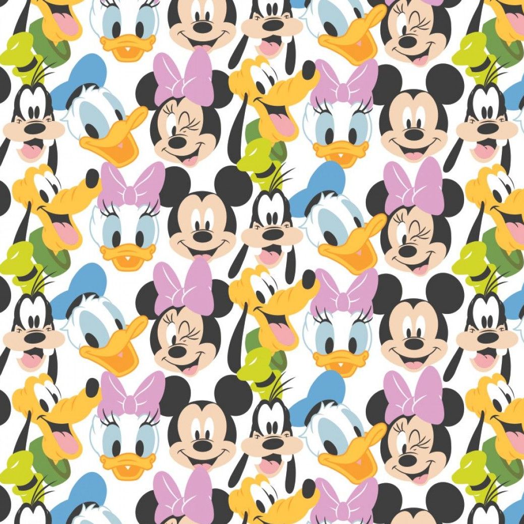 Disney It's A Mickey Thing Mickey Mouse Here Comes the Fun White Minnie Don