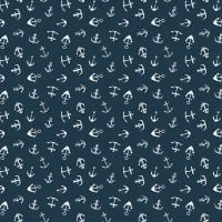 Hooked On A Feeling Nauti But Nice Anchors Oxford Nautical Anchors Dear Stella Cotton Fabric