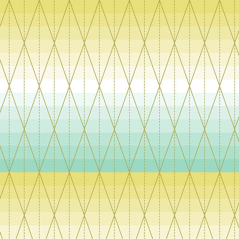 Outerland Parallels Daylight Ombre Diamonds Erin McMorris Cotton Fabric