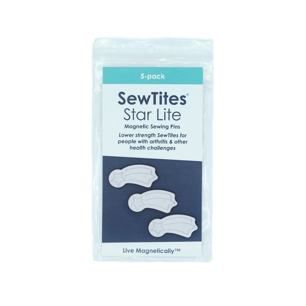 SewTites Star Lite Magnetic Pins for Sewing - 5 Pack