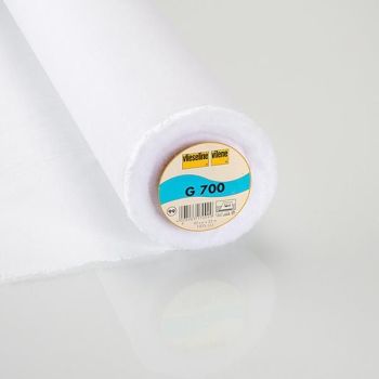 Vilene G700 White - Medium Weight Woven Cotton Fusible Interfacing per metre