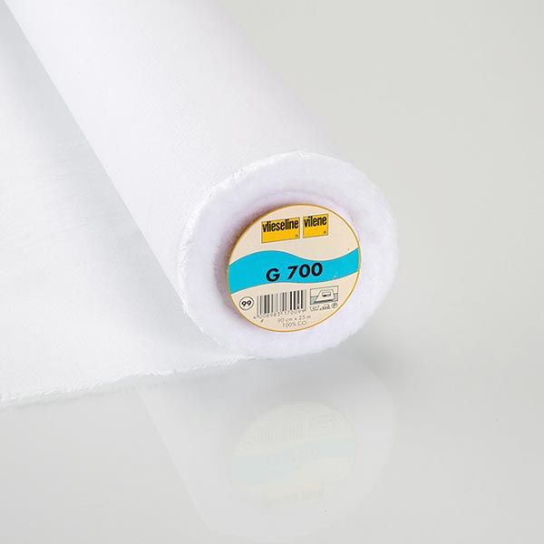 Vilene G700 White - Medium Weight Woven Cotton Fusible Interfacing per metr