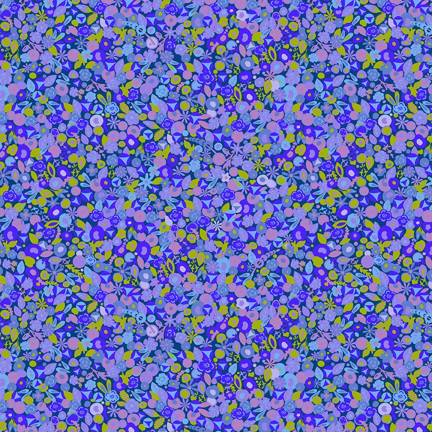 Sun Print 2021 Tuesday Hydrangea Floral Alison Glass Cotton Fabric