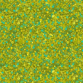 Sun Print 2021 Tuesday Moss Floral Alison Glass 8902-G Cotton Fabric