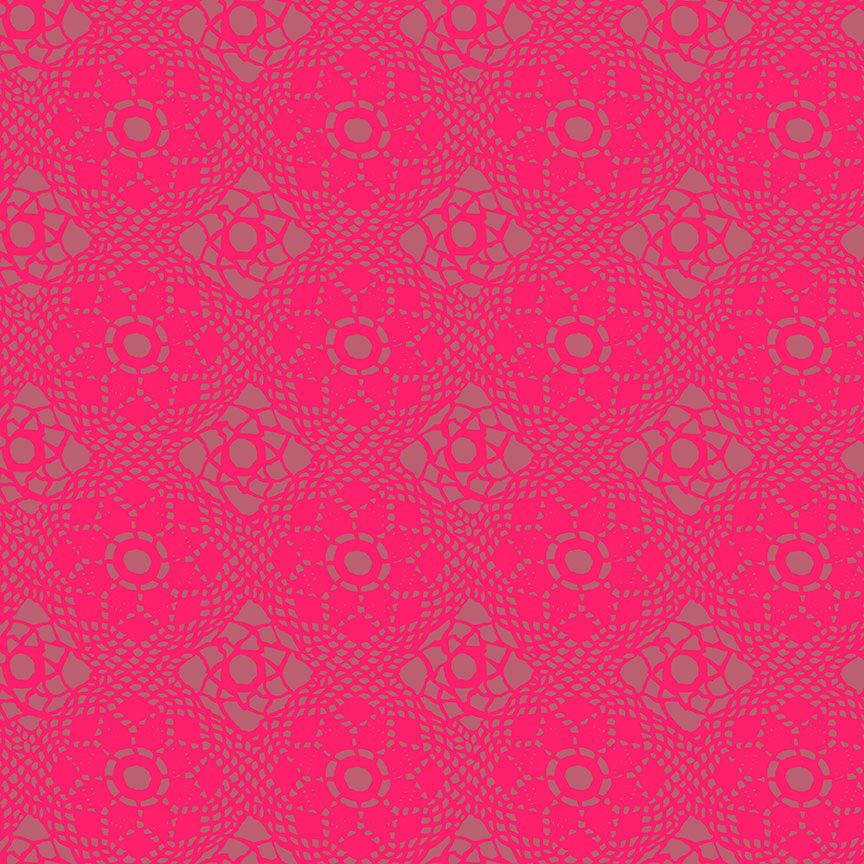 Sun Print 2021 Crochet Strawberry Alison Glass 9253-E1 Cotton Fabric