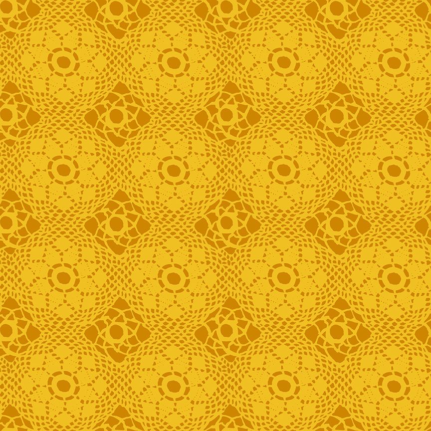 Sun Print 2021 Crochet Sunshine Alison Glass 9253-Y Cotton Fabric