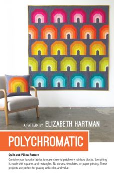 Elizabeth Hartman Polychromatic Quilt and Pillow Pattern