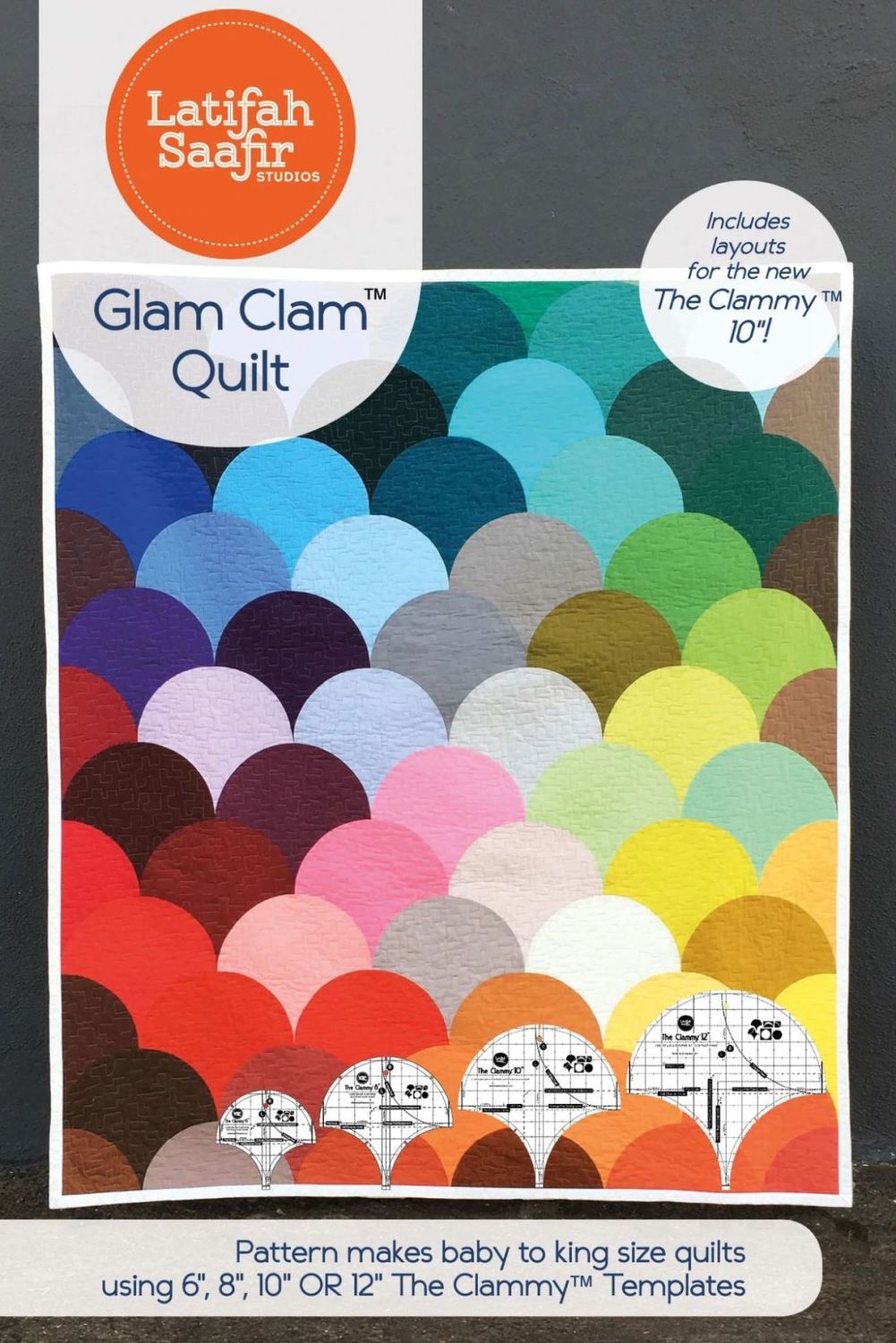 Glam Clam Quilt Pattern By Latifah Saafir Studios