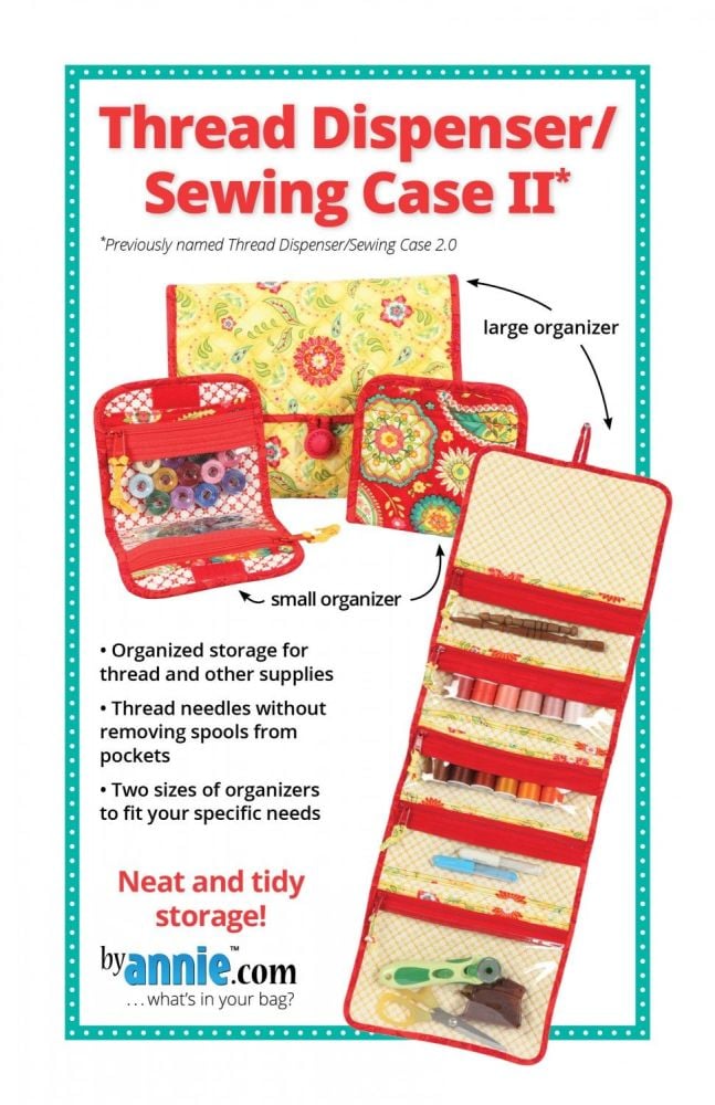 ByAnnie Thread Dispenser / Sewing Case II Bag Pattern PBA107-2