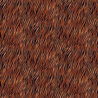 Jewel Tones Zebra Print Orange Animal Print Cotton Fabric