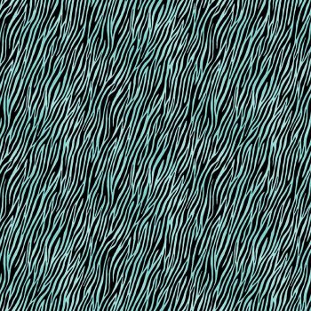 Jewel Tones Zebra Print Teal Animal Print Cotton Fabric
