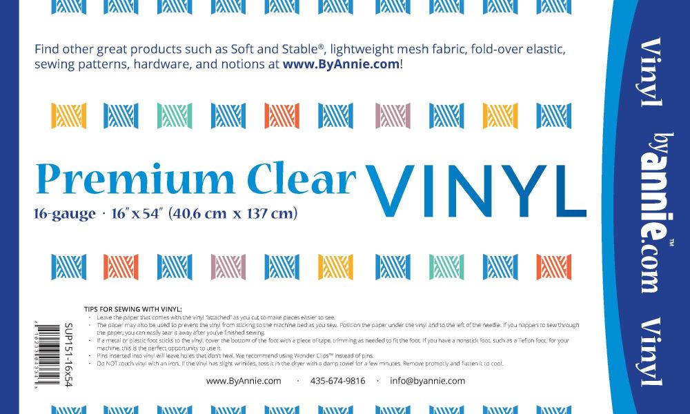 By Annie Premium Clear Vinyl 16