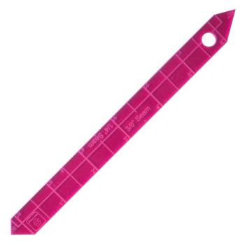 Magic Seam Acrylic 6" Ruler Pink by Paper Pieces