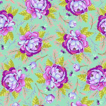 PRE-ORDER Tula Pink Moon Garden Kabloom Dusk Cotton Fabric