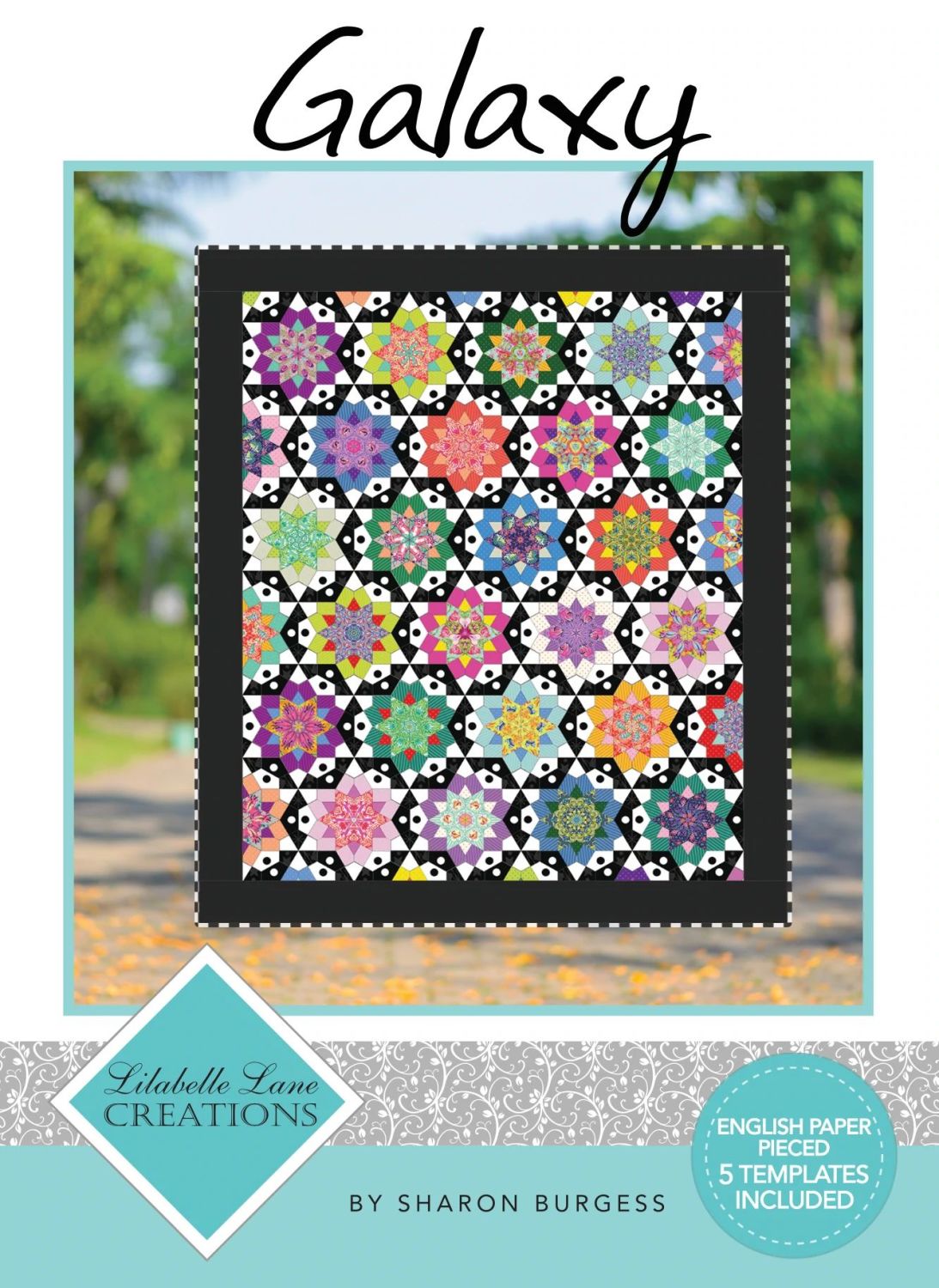 Lillabelle Lane Creations Galaxy Quilt Pattern, Complete EPP English Paper 