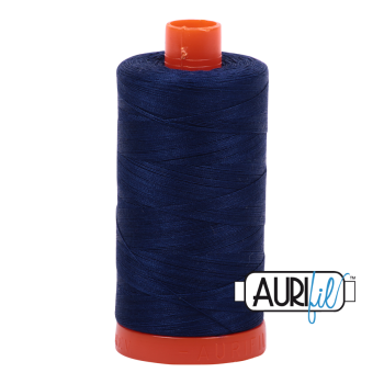 Aurifil 50wt Cotton Thread Large Spool 1300m 2784 Dark Navy