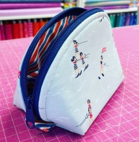 ORDER SEPARATELY LJ Bag Makers Club - By Annie Clam Up Individual Pouch Kit - Aloha Water Skiers Mint FREE UK SHIPPING